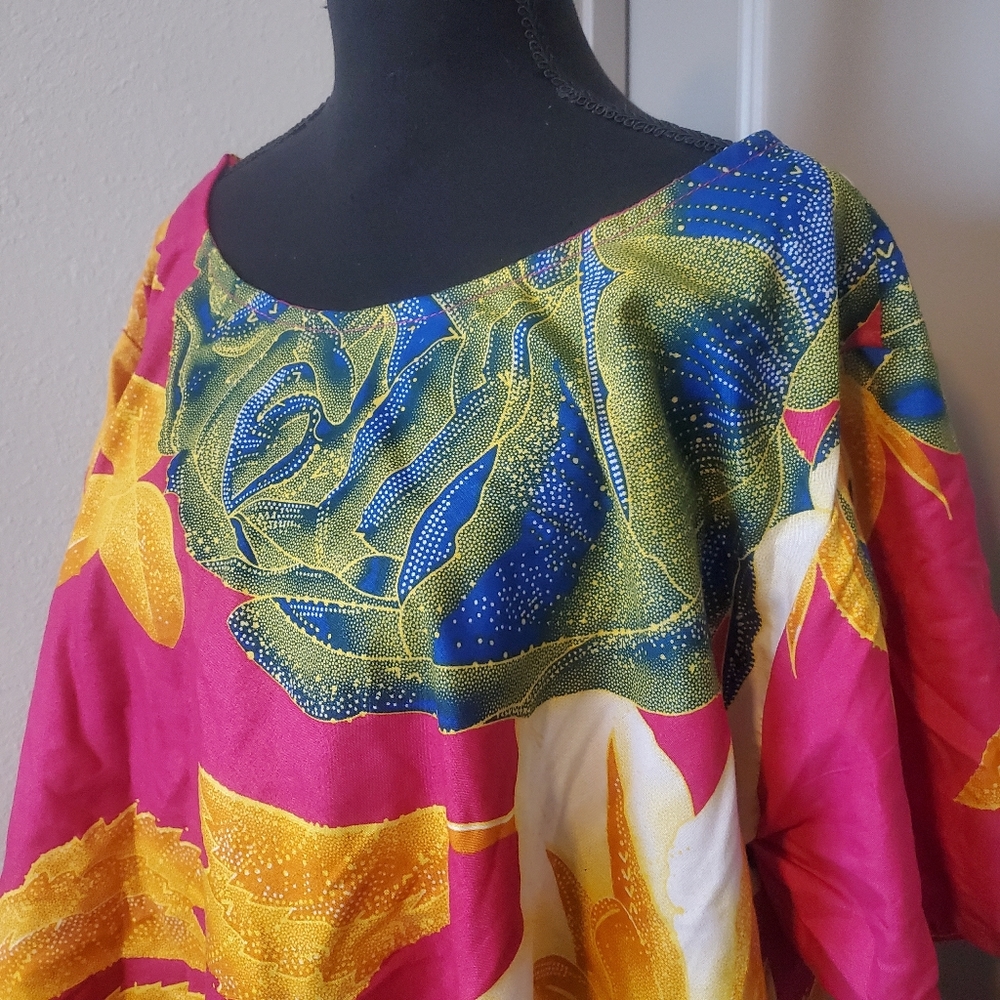 Ankara Cotton blouse with train (One of a kind)